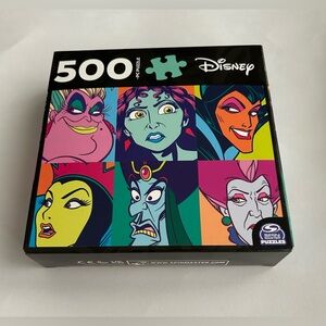 New Disney Female Villains 500 Piece Puzzle 11" x 14"